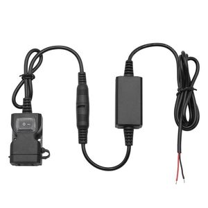 1pcs 3 1AMP 방수 오토바이 이중 USB 충전기 키트 USB 어댑터 케이블 전화 태블릿 GPS 충전기 케이블 하네스 237K