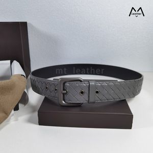 Diseñador de moda de lujo para hombres clásicos cinturones para mujer para hombre Casual aguja negra Hebilla Cinturón negro Ancho 4.0 cm Con caja de negocios de alta calidad Cinturón al por mayor