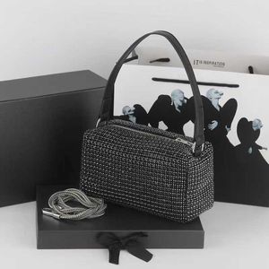 2023 Black Diamond Evening Bag luksusowy projektant Wysokiej wysokiej jakości torba pachy błyszczące torby dla kobiet torebki sac główne femme