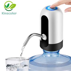 Andra drycker mini Barreled Electric Liquid Bottle Pump USB Charge Automatic Portable Home Drinking Water Dispenser 230727