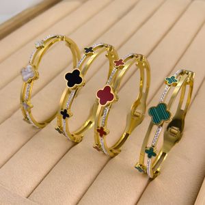 Bracciali classici di moda Catena del braccialetto Oro Agata Conchiglia Madreperla per le donneGioielli per la festa della mamma per le donne Regali per le donne