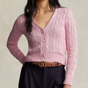 Women's Knits Tees 2023 Autumn Winter Cardigan Women 100 Cotton Sweater Small Korean Fashion V Neck Knitted Jumper Top 230727