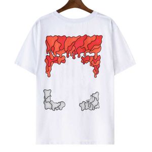 Herrklassiker lyxiga t-skjortor Brandoff t-shirts mode erbjudande back pil x printd män kvinnor eur storlek topps tees par sport fett t-shirt hip hop kort hylsa tshirt k35i