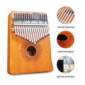 Novità Articoli EASTTOP EK17-A 17 tasti Kalimba Thumb Piano Strumenti musicali con corpo in legno di alta qualità con libro di apprendimento Kalimba Piano Gift 230727