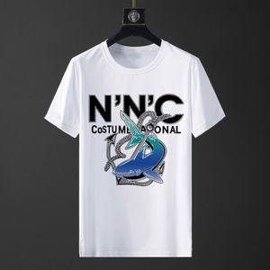 Camisetas masculinas casuais com estampa de animais de verão 2023 gola redonda manga curta respirável fashion camisetas masculinas FB077