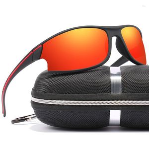 Occhiali da sole 2023 Luxury Polarized Men Fishing Occhiali da guida antiriflesso Occhiali da sole sportivi vintage Occhiali UV400