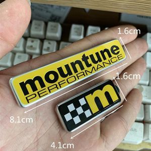 For Ford Focus Fiesta RS ST Modified Car Logo Mountune Performance M Emblem Body Decoration Rear Tail Sticker194L315Z