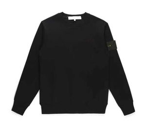Artı Szie Coat Stone Ceket Adası Klasik Temel Uzun Kollu Yuvarlak Yuvarlak Boyun Sweater T-Shirt Avrupa ve Amerikan Modeli Erkek Kadın Moda Trendi 662ESS