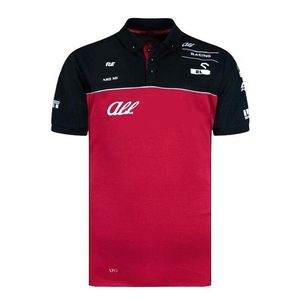F1 World Formula -One Команда рабочая одежда с коротким рукавом быстро сухой рубашка Polo3079