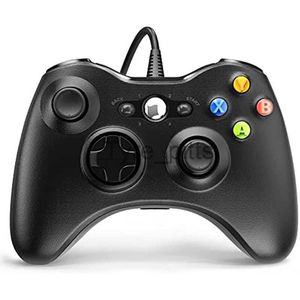 Game Controllers Joysticks Wired Controller For Xbox 360 Game For With Gamepad Wireless Joystick Manette Dual-Vibration Turbo Tablets Compatible Slim And P x0727