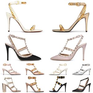 Designer Tacchi alti Sandali Donna Lady Luxury Stiletto Sexy Stile Peep-Toe Punta a punta Tacco Mocassini da ufficio di lusso Scarpa elegante