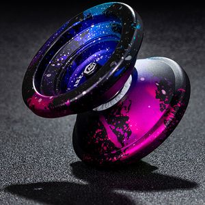 Yoyo Magic Professional Response Yoyo Classic Aluminum Alloy Metal Yoyo with Spinning String 10 Ball Stainless KK Bearing 230726