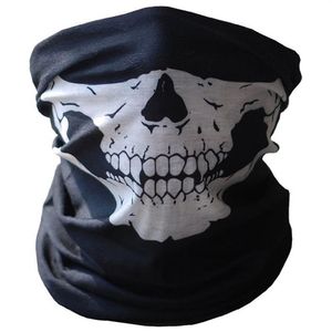 2019 Skull Face Mask Outdoor Riding Mask Bicycle Ski Skull Half Face Mask Ghost Scarf Multi Använd Neck Warmer Cod Oct#2281i