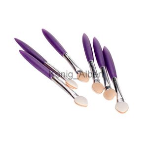 Makeup Brushes 6Pcs One-ended Soft Foam Tip Eye Shadow Brushes Applicators Makeup Tools Random Color x0727