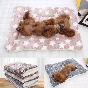 Calligraphy Pet Blanket Bed Mat Soft Fleece Pad for Pet Puppy Dog Cat Sofa Cushion Home Flannel Thickened Rug Keep Warm Sleeping Cover