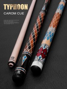 Бильярдные подсказки бренда Typhoon серия Carom Cue Stick 3 Cushion Korean из нержавеющей стали 122 -мм наконечник 230726