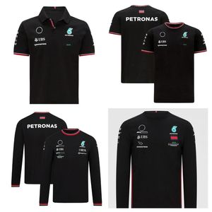 Sommer neues F1 Formel 1 Racing atmungsaktives POLO-Shirt Kurzarm 2022 Team schnell trocknend Langarm mit dem gleichen Custom269P