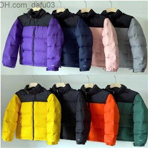 Herrarna ner parkas mens down jacka vinter jackor mode pojkar hiphop tjocka kappa kvinnor unisex vindtät brev mönster ytterkläder blå vit överrock lyxig z230727