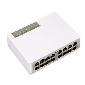 16 bağlantı noktası hızlı Ethernet LAN RJ45 VLAN 10 100Mbps Ağ Anahtarı Anahtarı Hub Masaüstü PC262H