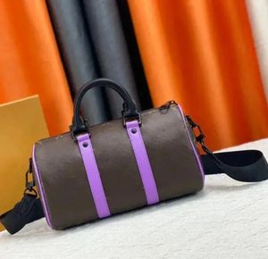 Bolsa de grife KEEPALL BANDOULIERE 25 Mens City Bag Luxurys Cross-body Travel Bag Designer Monograms Letter Small Duffel Bag Shoulder Handbag Totes M46271