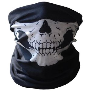 2019 Skull Face Mask Outdoor Riding Mask Bicycle Ski Skull Half Face Mask Ghost Scarf Multi Use Neck Warmer COD Oct#22736