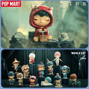 Caixa cega POP MART Hirono Mime Series Mystery Box 1PC12PCS POPMART Blind Box Cute Action Figure by Lang 230726