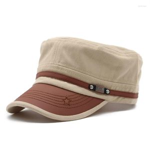 Ball Caps Summer bawełniany baseball dla mężczyzn haft haftowane płaskie czapki czapki snapback armia kadet hat kobiety gorros hombre hip hop