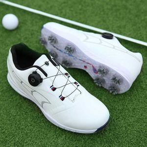 Другие продукты для гольфа Новые профессиональные обувь для гольфа Spikes Outdoor Комфорта для гольфа для мужчин размером 38-45.