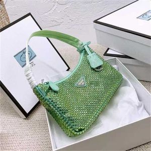 2023 Top Design Bolsas de Luxo alta qualidade super flash Rhinestone mão Celular Hobo