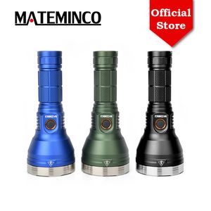 Фонарики факелы Mateminco Mt35 Mini SFT40 2200LM 1300M USB Тип C Перезаряжаемый светодиодный фонарик для самообороны.