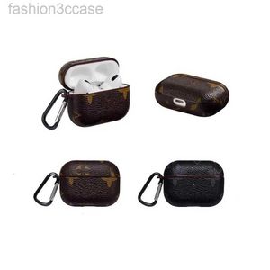 Fashion Designer -fall för hörlurarna AirPods Pro 1 2 3 Pro Vackra gåvor Läder Retro Classic Bluetooth Protective Cover med Pro Case med Box Packing