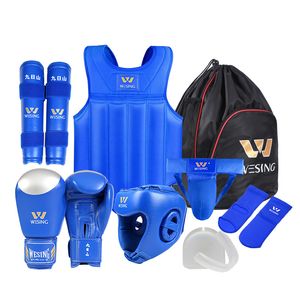 Protective Gear Wesing Sanda Set for Men Women 8 Pcs Boxing MMA Protector Gears Competition Training Equipment 230726