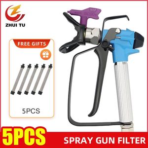 Guns New Professional 837 Airless Spray Gun with 517 Spray Nozzle Guard for Wagner Titan Pump Sprayer Spraying Hine