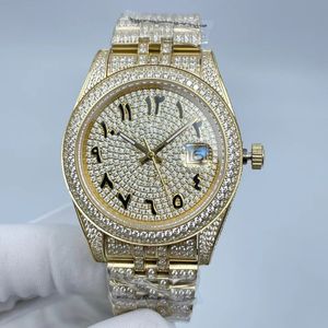 Diseñador de lujo Moda clásica Ajuste de diamante Reloj automático Tamaño 41 mm escala digital Cristal de zafiro característica impermeable Regalo de Navidad Envío gratis