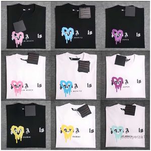 2023 Summer Mens Palm T Shirt Graffiti T-Shirt Palms Palmangel City Designer Limited Inkjet Graffiti Letter Printing Men Women’s Angels T legles tees fd