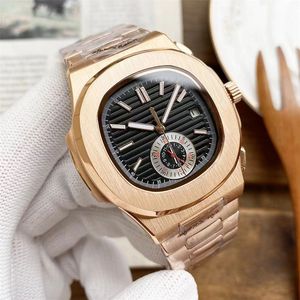 Mens Watch Designer Mechanical Watches High Quality 40mm Nautilus Boutique Steel Strap Designer Watches for Men Wholesale Watch Gift Baida05