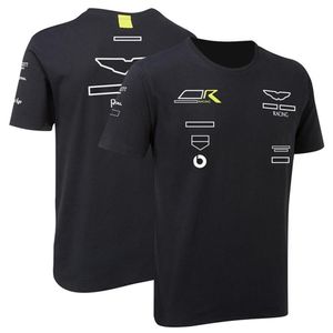 F1チームドライバーTシャツショートスリーフファン衣料F1式1レーシングスーツはカスタマイズできます301g