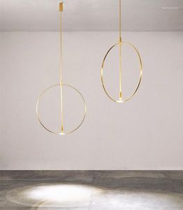 Pendant Lamps Postmodern Minimalist Art Room Jewelry Store Living Dining Bar Porch Studio Clothing Halo Chandelier