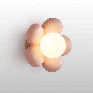 Wall Lamps Led Light Living Room Bedroom Bedside Dining Porch Home Decoration Corridor Balcony Resin Creative Decorative Lights