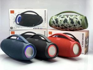 Utomhushögtalare boombox3l ares trådlös Bluetooth TF -kort USB FM aux högtalare bärbar subwoofer högtalare