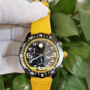 Orologio da uomo Fashion Perfect Quality Orologio da polso X82310A41B1S1 44mm Speed Inossidabile Cinturino in caucciù naturale Quadrante giallo ETA VK Quartz C303z