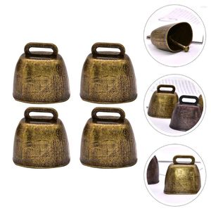 Party Supplies 4 Pcs Phone Accessories Metal Cow Bell Iron Grazing Ring Anti-lost Bells Anti-theft