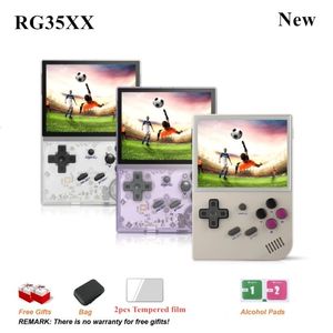 Jogadores de jogos portáteis Portable Anbernic RG35XX Handheld Game Console Open Source Linux System 8000 Games Mini Pocket Retro Video Consoles Player Box 230726