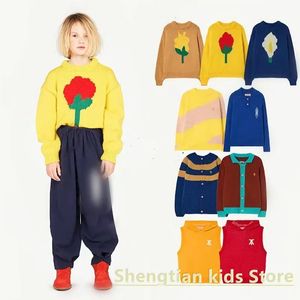Семейные подходящие наряды Enkelibb Kids Winter вязаные джампер -бренды дизайн бренд для мальчиков для девочек одежда для детей сохраняет теплые топы для детей 230726