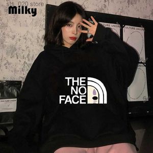 Kvinnors hoodies tröjor kvinnor hoodie y2k toppar kläder harajuku hoody höst för estetik spirat bort koreanska mode goth anime grafisk hoodie kvinnlig t230727