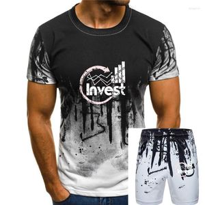 Men's Tracksuits Male Invest Stock T Shirt Casual Man Streetwear Candlestick Forex Market T-shirt