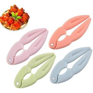 Kitchen Tools RED Crafts Seafood Crackers Plastic Crab Lobster Seafood Tool Walnut Clip Nut cracker SN6242