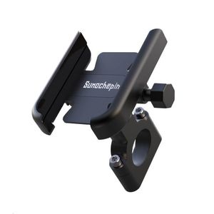 Grupos de bicicleta Suporte para telefone CNC Motocicleta Guiador Suporte para celular Liga de alumínio Rotação 360 MTB Acessórios para montagem em bicicleta de estrada 230726