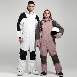 Other Sporting Goods Men Women Ski Jumpsuit Suit Windproof Waterproof Skiing Snowboarding Winter Warm Male Female Jacket Pants 230726