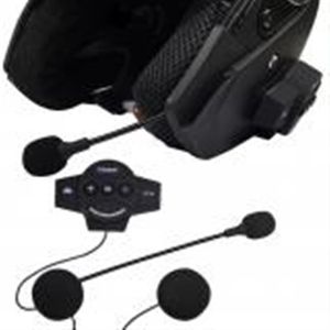 Hörlurhänder med mikrofon Bluetooth -headset Långt standby för motorcykelhjälm bärbar USB -laddning trådlös ridning248w